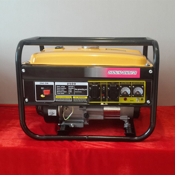 Hahamaster gasoline generator 2300W (HH2500 ) with hahamaster gasoline engine 6.5hp (168F) for light construction machinery